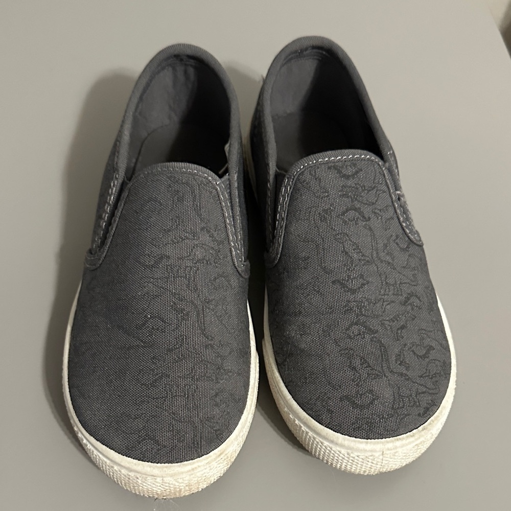 Carter's Charcoal Slip-On Shoes- kids size 12